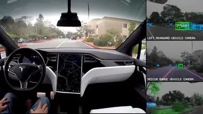 Tesla îți arată ce vede mașina când merge pe pilot automat