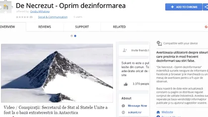 Extensia care te ajută să identifici știrile false
