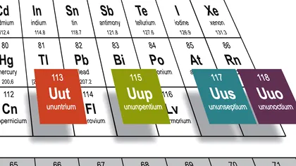 Cărțile de chimie rămân în urmă: tabelul periodic găzduiește noi elemente