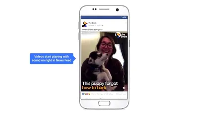 Cum dezactivezi pornirea automată a clipurilor cu sunet pe Facebook