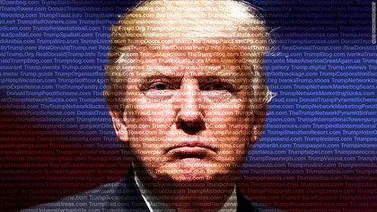 Donald Trump deține mii de site-uri legate de numele său