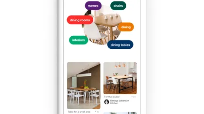 Pinterest folosește fotografii pentru a găsi mai rapid recomandări