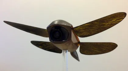Această microdronă este inspirată de corpul unei libelule