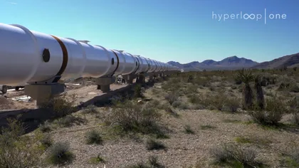 Au apărut primele imagini cu traseul de teste pentru Hyperloop