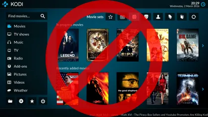 Aplicația de streaming Kodi ar putea fi interzisă din cauza conținutului ilegal