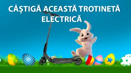 CONCURS de Paști: Vrei o trotinetă electrică FreeWheel?