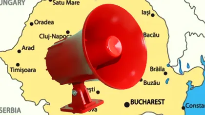 Toate sirenele de alarmare din România sunt pornite săptămâna aceasta