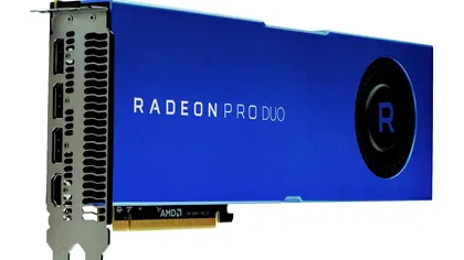 AMD Radeon Pro Duo ar putea fi prima placă video dual-GPU profesională