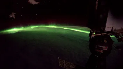 Un astronaut împărtășește imaginea spectaculoasă a aurorei boreale văzute din spațiu