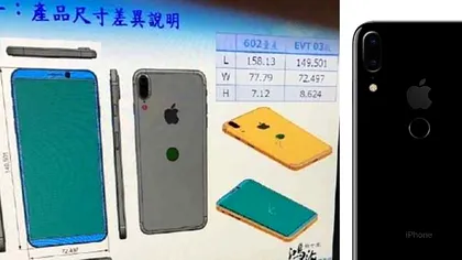 Schema iPhone 8 confirmă mutarea senzorului de amprentă Touch ID