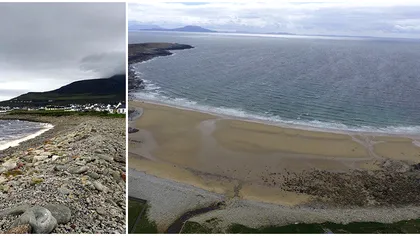 O plajă dispărută a reapărut după mai bine de trei decenii