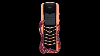 Noul Vertu Signature Cobra ar putea fi cel mai scump telefon mobil