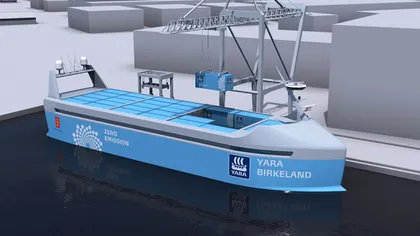 Norvegienii lucrează la prima navă de marfă autonomă