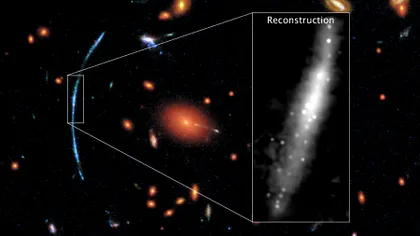 Această galaxie antică arată ca o explozie de artificii în spațiu