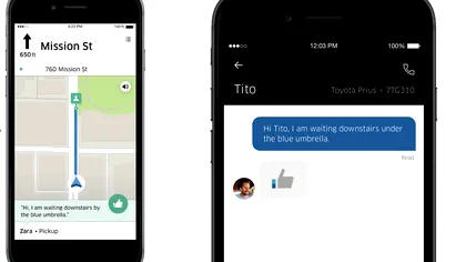 Uber devine platformă de chat, ca să nu mai suni șoferul