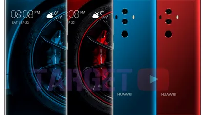 Noile imagini render cu Huawei Mate 10 arată un telefon spectaculos