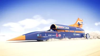 Poate cea mai rapidă mașină supersonică a trecut de primul test