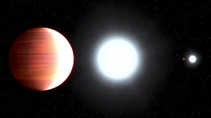 Hubble a descoperit o planetă unde ninge cu zăpadă metalică