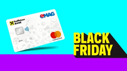 Oferta eMAG de Black Friday: faci card și primești bani