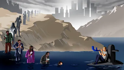 Imagini satirice ale problemelor societății de azi și de mâine