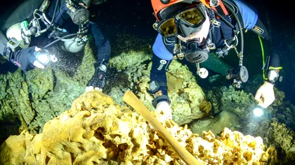Relicvele Maya din cea mai mare peșteră subacvatică din lume sunt impresionante