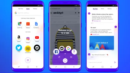 Opera Touch e noul browser care promite să facă minuni pe mobile