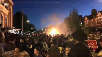 Incendiul din Londra a pornit din prostia de-a arunca în foc un telefon