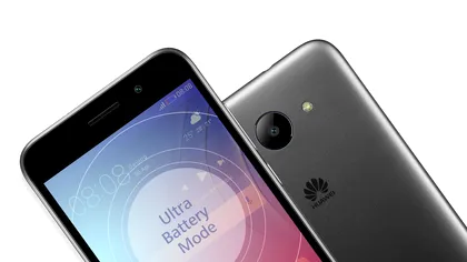 Huawei Y3 (2018) rulează Android Go și este extrem de ieftin