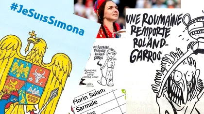 Meme în apărarea lui Halep: cum au glumit românii pe seama caricaturii