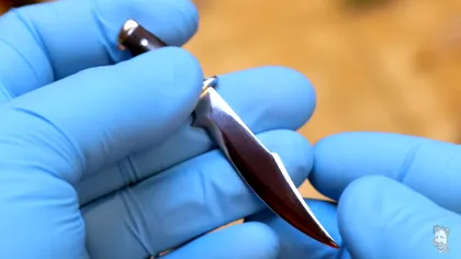 Omul care a făcut un cuțit de vânătoare dintr-un șurub