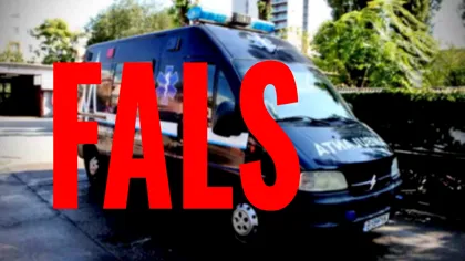 Ce spune Poliția despre „ambulanța neagră” care a speriat România