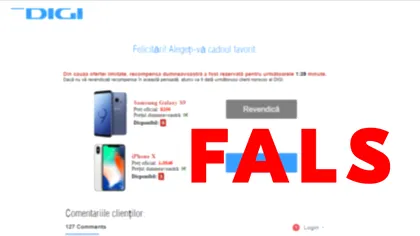 Țeapa cu Digi Mobil și telefoane gratuite de care să te ferești