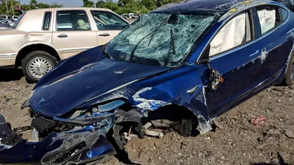 O Tesla Model 3 s-a dat peste cap și asta a demonstrat un lucru important