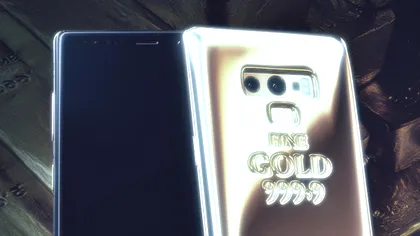 Samsung Galaxy Note 9 cu un kilogram de aur e un telefon absurd