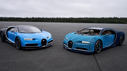 VIDEO Bugatti Chiron dintr-un milion de Lego e cea mai interesantă mașină