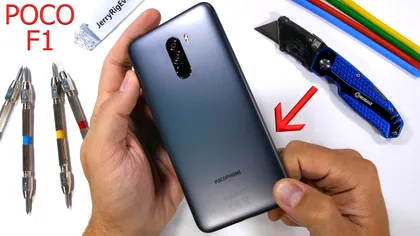 Cel mai ieftin telefon de top, Pocophone F1, supus celor mai agresive teste