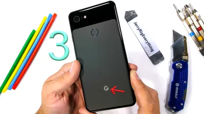 Google Pixel 3 XL, sub cuțit: cât de bine rezistă telefonul de top