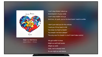 Cum vezi versurile melodiei pe care o asculți în Apple Music