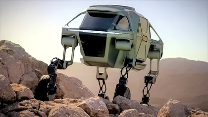 Mașina cu picioare reinventează roata și ar putea schimba viitorul