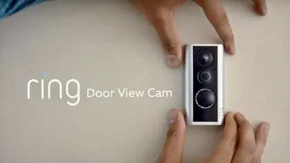 Ring Door View Cam este interfonul smart cu sonerie care nu are nevoie de fire