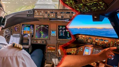 VIDEO Ce se întâmplă când decolează avionul și cum se vede din Boeing