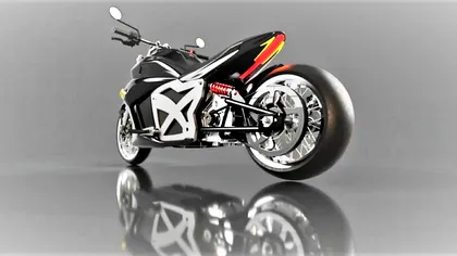 Motocicleta electrică superbă care se încarcă mai repede decât un telefon