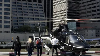 Uber a început să ofere curse cu elicopterul: cât te costă privilegiul