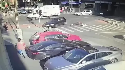 Premieră tristă pentru trotinete electrice: de ce a amendat-o poliția în București, după accident