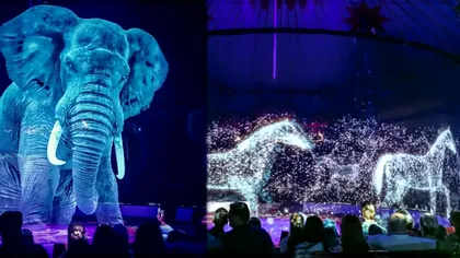 Circul cu holograme, devenit realitate: unde poți să vezi animale virtuale de mari dimensiuni