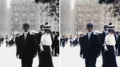 New York în 1911, 4K și cu 60 de cadre pe secundă: cum a fost posibilă transformarea