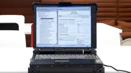 Acest laptop al armatei germane vândut pe eBay conține informații clasificate despre armele folosite