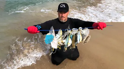 Efectul nevăzut al pandemiei asupra mediului: ce se întâmplă cu măștile de protecție și cu mănușile