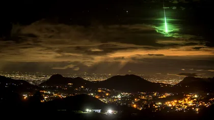 Această fotografie spectaculoasă cu un meteorit a fost făcută din greșeală