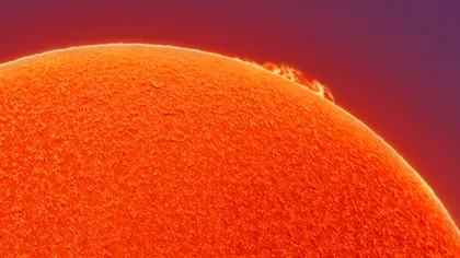 Cea mai impresionantă fotografie cu Soarele, surprinsă din curtea unui fotograf